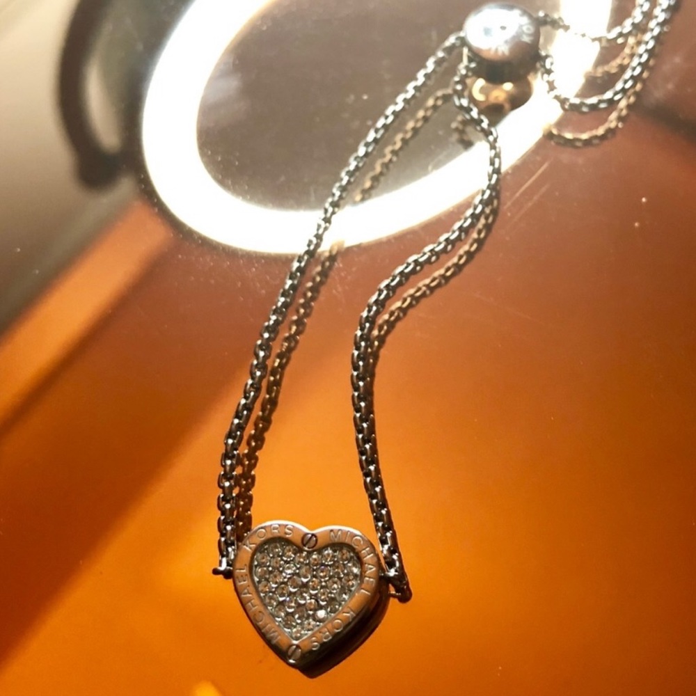 MICHAEL KORS SILVER & GOLD ADJUSTABLE BRACELET